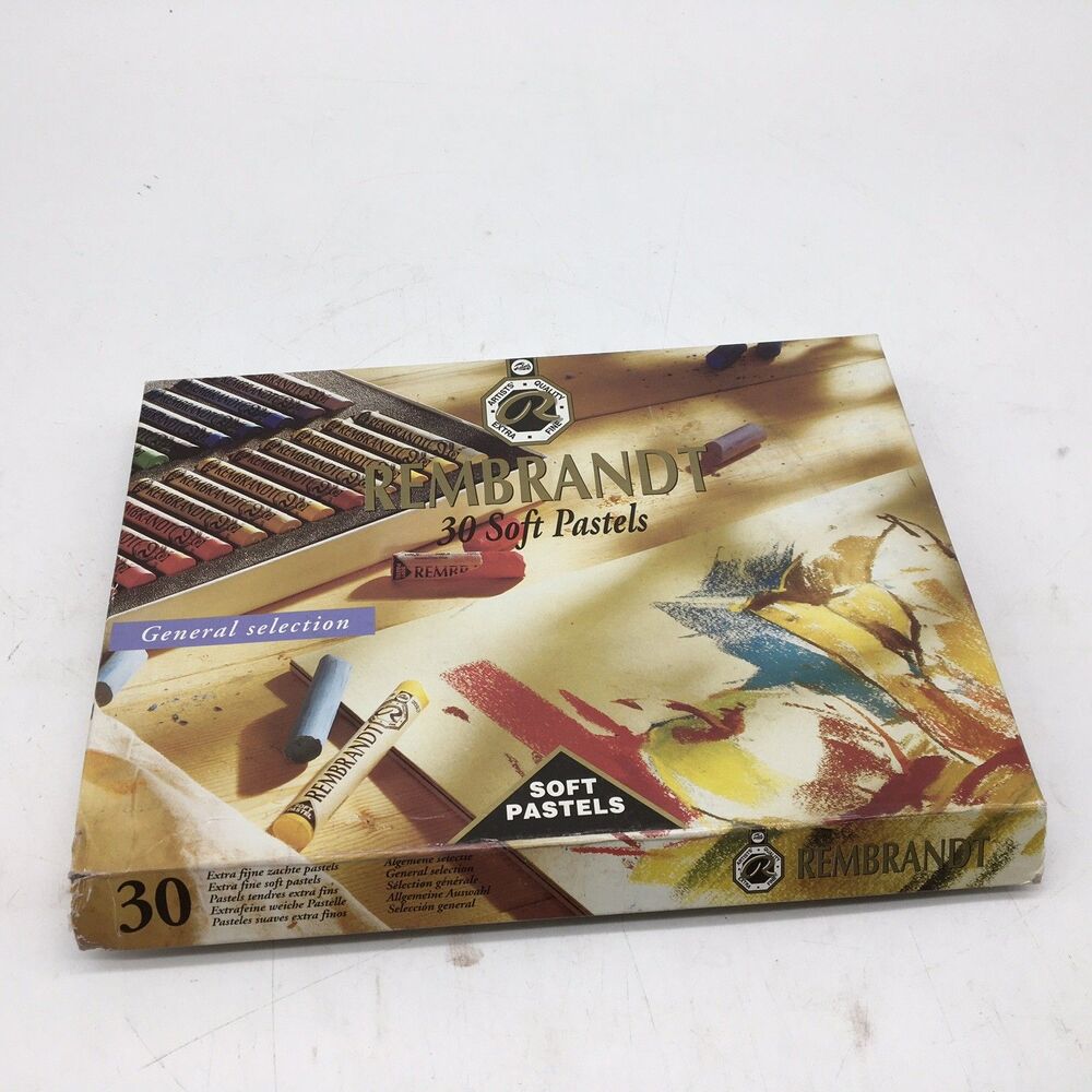 Vintage Rembrandt Soft Pastels Box Of 29 (missing One)
